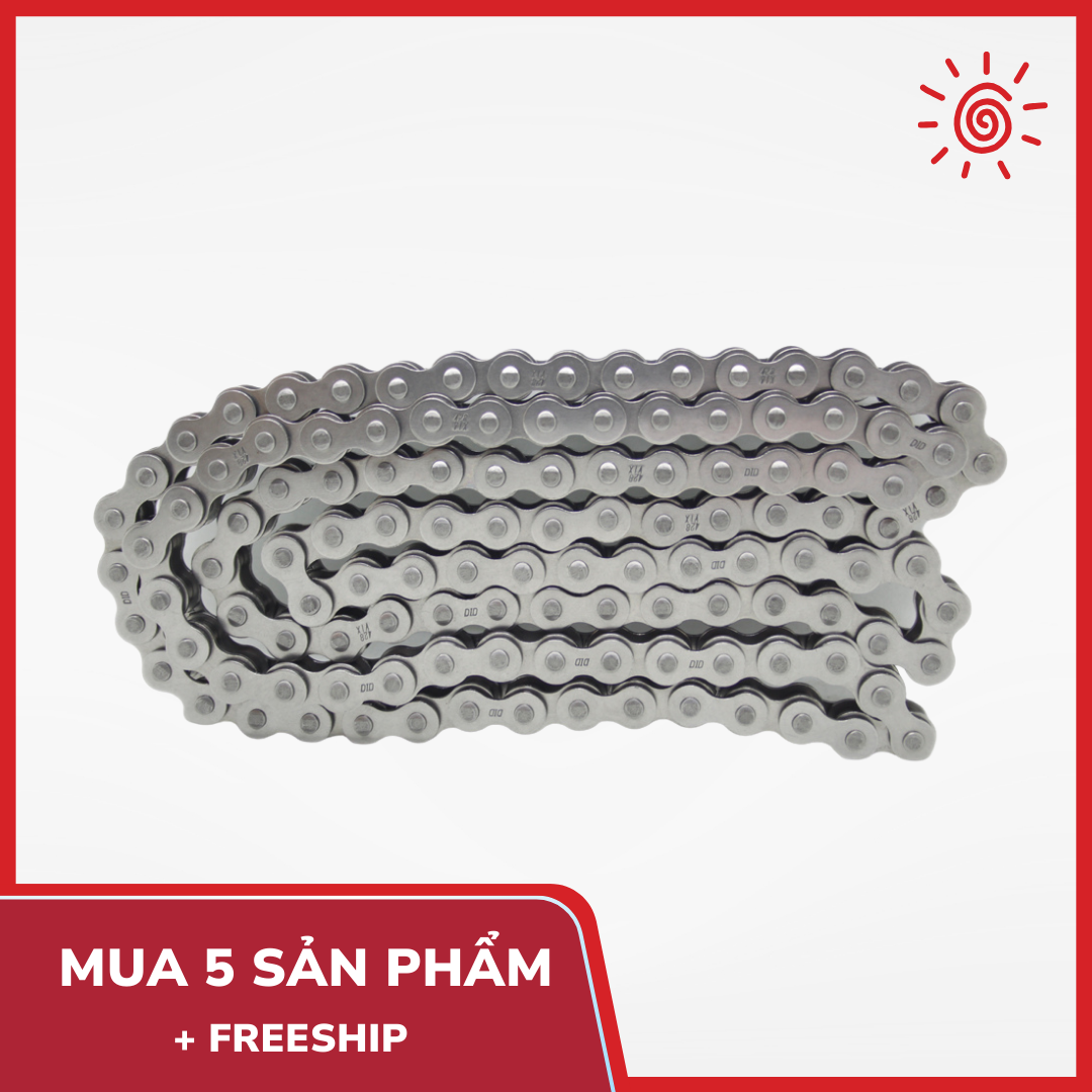 Sên DID phốt cao su 428VIX4 120LE chính hãng Honda