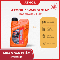 ATMOIL 15W40 SL/MA2 1L – Dầu nhớt cho xe số