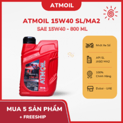 ATMOIL 15W40 SL/MA2 800ml – Dầu nhớt cao cấp cho xe số